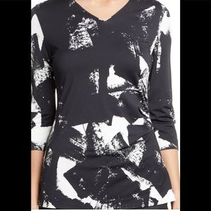 Hugo Boss Epana Print Jersey Top